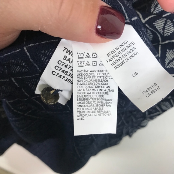 Lucky Brand sleeveless tribal printed dress - Picture 6 of 7